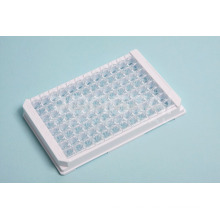 Rongtaibio Enzyme Label Plate Desmontable de 96 pocillos 12well * 8 Esterilizado Flat Bottom High Binding